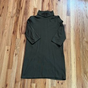 Zara Trafaluc Green Shirt Dress